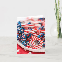 Patriottisch snoepje bedankkaart