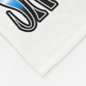 Patriottisch snowboarden amerikaanse vlag wintersp fleece deken (Hoek)