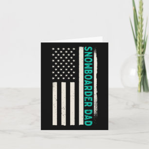 Patriottisch Snowboarding Winter Snowboard Snowboa Kaart