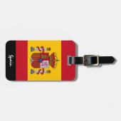 Patriottisch Spanje Bagagelabels, Spaans Vlag Bagagelabel (Voorkant horizontaal)