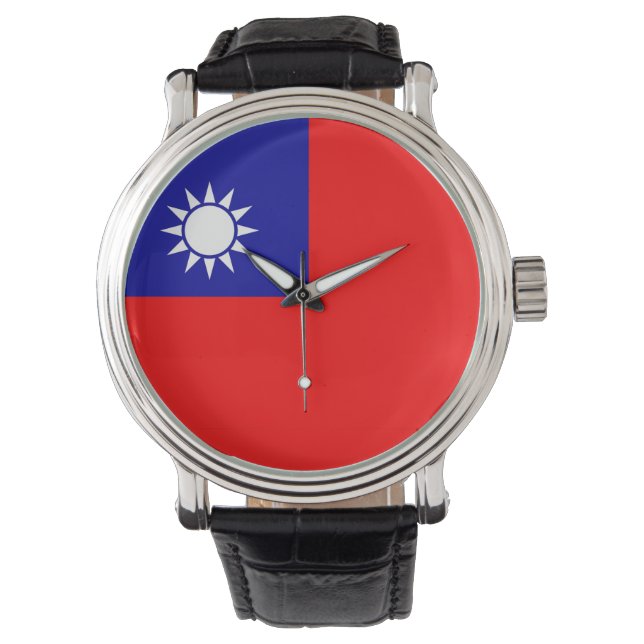 Patriottisch, speciaal horloge met de vlag van Tai (Voorkant)