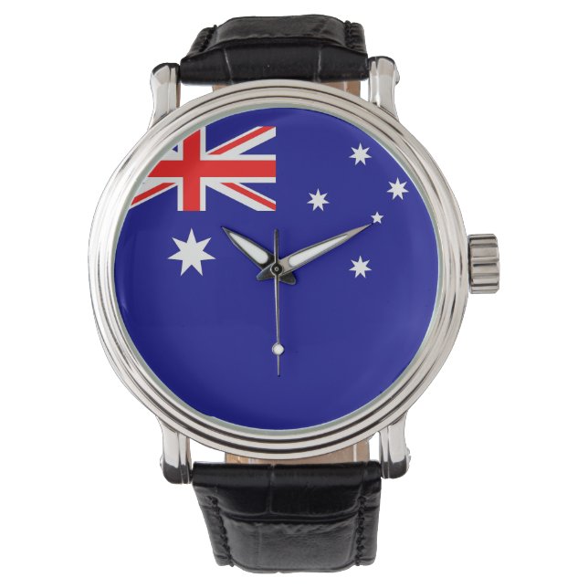 Patriottisch, speciaal horloge met vlag van Austra (Voorkant)