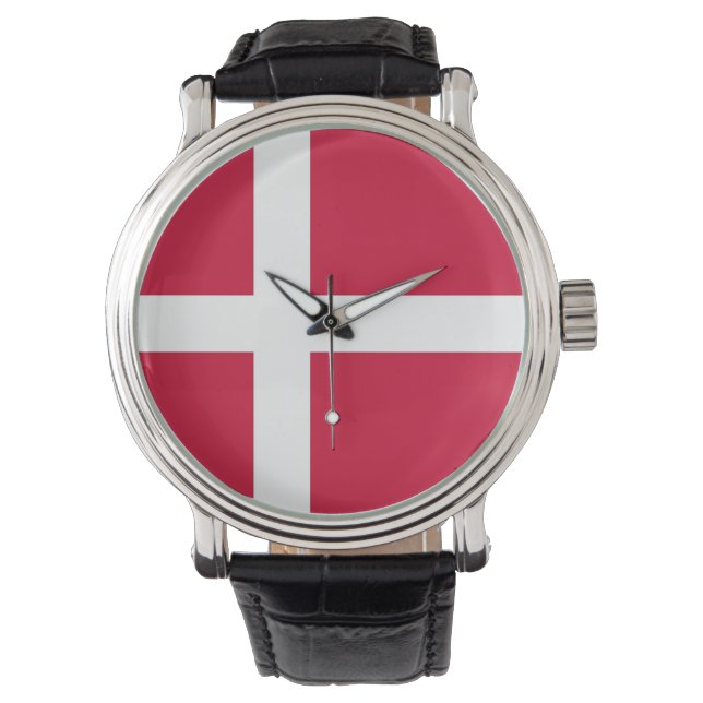 Patriottisch, speciaal horloge met vlag van Denema (Voorkant)