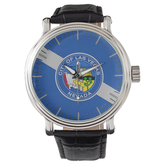 Patriottisch, speciaal horloge met vlag van Las Ve (Voorkant)