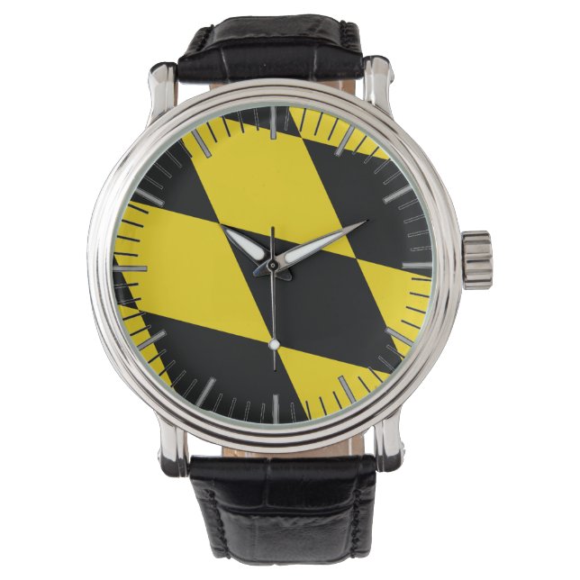 Patriottisch, speciaal horloge met vlag van Münche (Voorkant)
