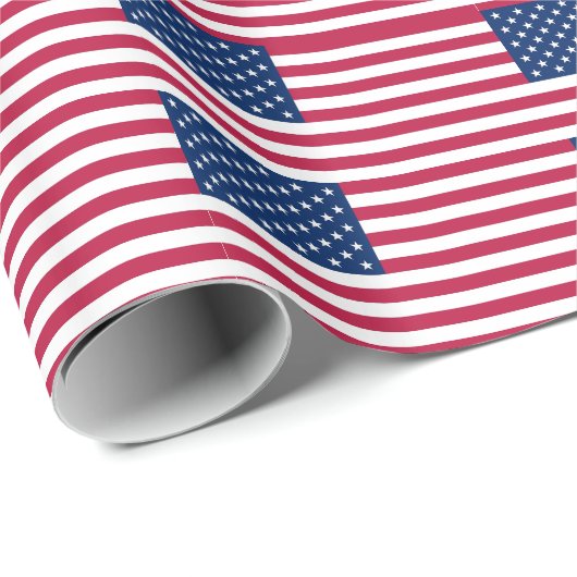 Patriottisch, speciaal inpakpapier met vlag van de (Rol Hoek)
