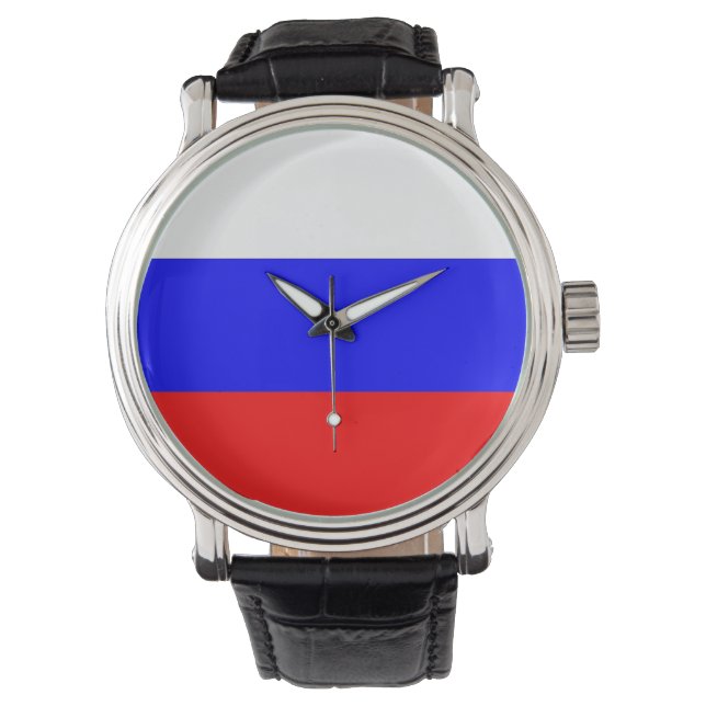 Patriottisch, speciaal toezicht op de vlag van Rus Horloge (Voorkant)