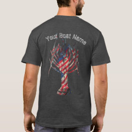 Patriottisch Spiny Lobster Custom Shirt