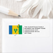 Patriottisch | ST VINCENT-vlag Etiket (Insitu)