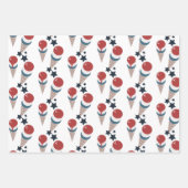 Patriottisch staart ijs inpakpapier vel (Voorkant)