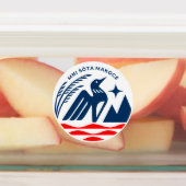 Patriottisch staatszegel van Minnesota Labels (Aangebracht)