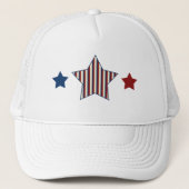 Patriottisch Star-Pet Trucker Pet (Voorkant)