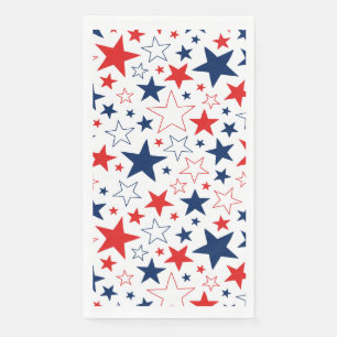 Patriottisch stars Paper Napkins Servet
