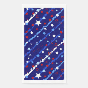 Patriottisch stars Paper Napkins Servet