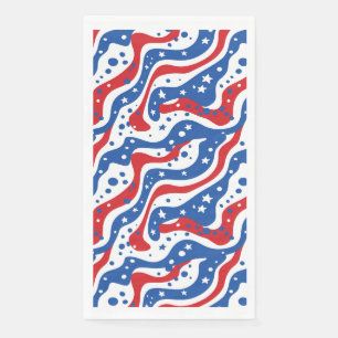 Patriottisch stars Paper Napkins Servet