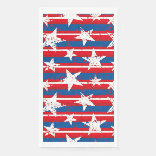 Patriottisch stars Paper Napkins Servet