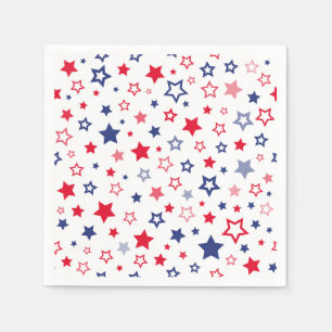 Patriottisch stars Paper Napkins Servet