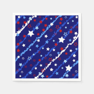 Patriottisch stars Paper Napkins Servet