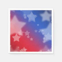 Patriottisch stars Paper Napkins