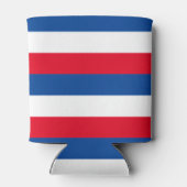 Patriottisch Stars & Stripes Afstuderen Blikjeskoeler (Achterkant)