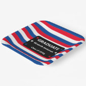 Patriottisch Stars & Stripes Afstuderen Papieren Bordje (Gebogen)