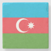 Patriottisch stenen onderzetter met de vlag van Az (Voorkant)