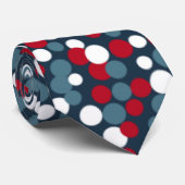 Patriottisch Stippen Stropdas (Opgerold)