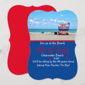 Patriottisch strand Patrol Kaart (Voorkant / Achterkant)