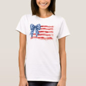 Patriottisch Strik Vlag Shirt (Voorkant)
