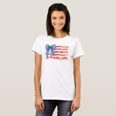Patriottisch Strik Vlag Shirt (Voorkant volledig)