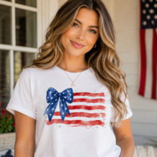 Patriottisch Strik Vlag Shirt