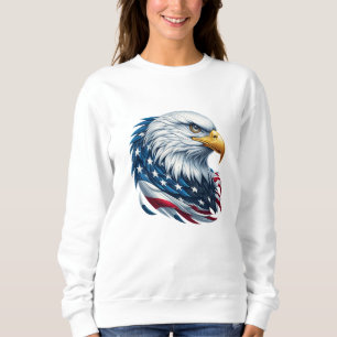 Patriottisch sweatshirt voor vrouwen