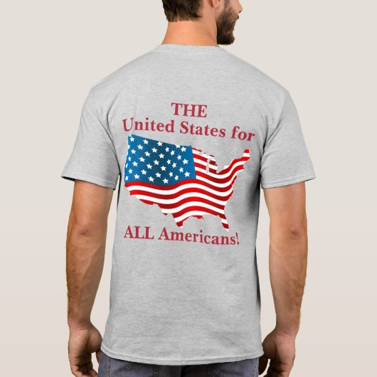 Patriottisch T-shirt (Achterkant)