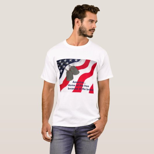 Patriottisch T-shirt (Voorkant volledig)