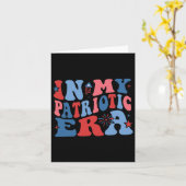 Patriottisch T-shirt In Mijn Patriottisch Tijdperk Kaart (Gele Bloem)