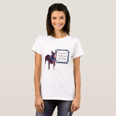 Patriottisch T-shirt voor Bull Terrier (Voorkant volledig)