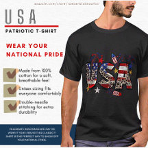 Patriottisch T-shirt voor de VS
