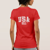 Patriottisch T-shirt voor vrouwen (Achterkant)