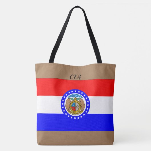 Patriottisch Tas Show me Love Missouri (Achterkant)