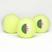Patriottisch tennisbal met vlag van Algerije Tennisballen (Multi)