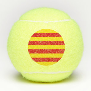 Patriottisch tennisbal met vlag van Catalonië Tennisballen