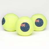 Patriottisch tennisbal met vlag van Nieuw-Zeeland Tennisballen (Multi)