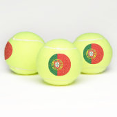 Patriottisch tennisbal met vlag van Portugal Tennisballen (Multi)