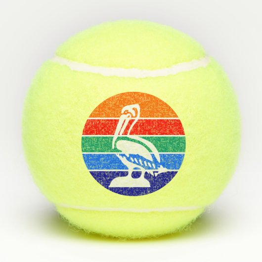 Patriottisch tennisbal met vlag van Sint-Petersbur Tennisballen (Achterkant)