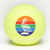 Patriottisch tennisbal met vlag van Sint-Petersbur Tennisballen (Voorkant)