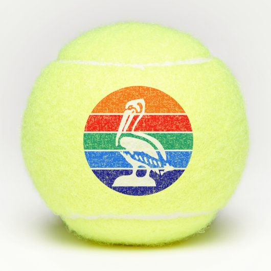 Patriottisch tennisbal met vlag van Sint-Petersbur Tennisballen (Voorkant)