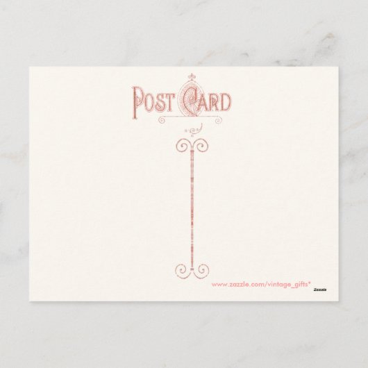 patriottisch Thanksgiving Briefkaart (Achterkant)