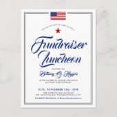 Patriottisch thema evenement Amerikaanse vlag uitn Briefkaart (Voorkant)