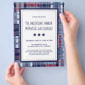 Patriottisch thema Het verzamelen van brochures (h (Hand)