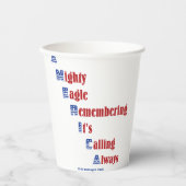 Patriottisch thema papieren bekers (Voorkant)